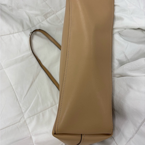 Coach Large Leather Carryall Tote Bag Camel Tan Used - Picture 6 of 6